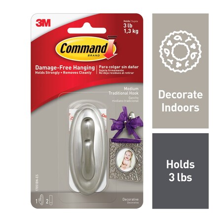 Command Traditional Med Hook 17051BNES, PK24 17051